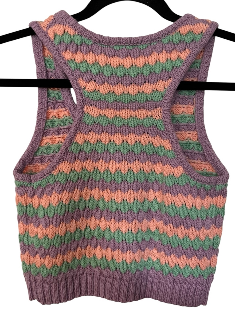 The Ragged Priest Bubble Knit Crop Tank Top - Picture 3 of 9
